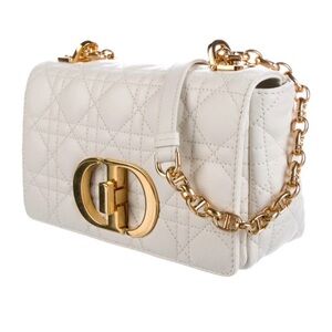 Christian Dior Small White Caro Bag - COMES WITH DUST BAG and Authencity Card